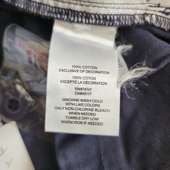 NWT Natural Reflections Navy Blue Shorts Ladies size 6 - Picture 7 of 7